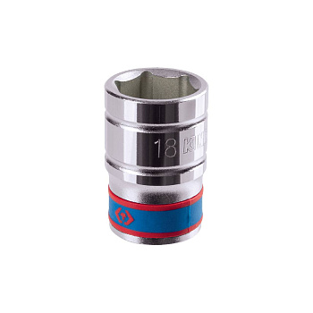 KING TONY Головка торцевая стандартная шестигранная 1/2", 18 мм