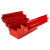 МАСТАК Ящик инструментальный, 5 отсеков, раскладной, красный