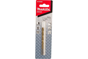 Сверло по металлу HSS-TiN Economy 5х52x86, 1 шт. Makita