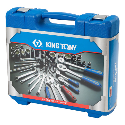 Набор инструментов 87 предметов, универсальный, дюймовый KING TONY 7587SR01