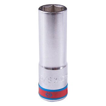 KING TONY Головка торцевая глубокая шестигранная 1/2", 5/8", дюймовая