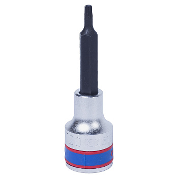 KING TONY Насадка (бита) торцевая 1/2", Torx, T20, L = 80 мм