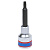 KING TONY Насадка (бита) торцевая 1/2", Torx, T27, L = 80 мм