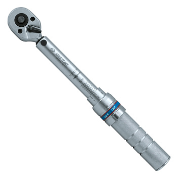 KING TONY Динамометрический ключ 3/8", 3-15 Нм, "COMPACT", для левой и правой резьбы, футляр
