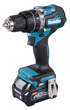 Аккумуляторная компактная ударная дрель-шуруповерт Makita HP002GD201 • 40V XGT