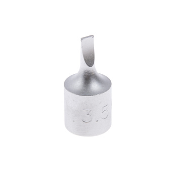 KING TONY Насадка (бита) торцевая 1/4", Slotted, 3,5х0,6 мм, L = 25 мм