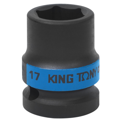 KING TONY Головка торцевая ударная шестигранная 1/2", 17 мм