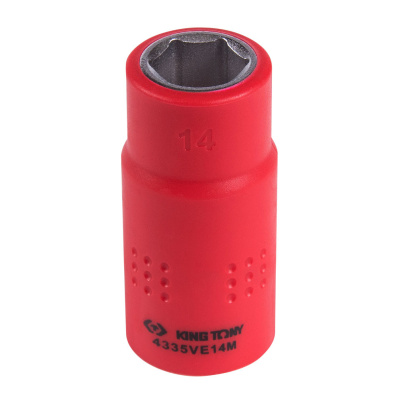 KING TONY Головка торцевая диэлектрическая шестигранная 1/2", 14 мм