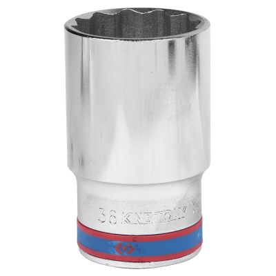 KING TONY Головка торцевая глубокая двенадцатигранная 1/2", 36 мм