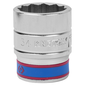 KING TONY Головка торцевая стандартная двенадцатигранная 3/4", 34 мм