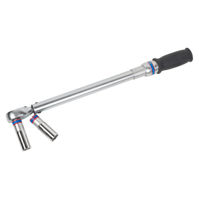 Динамометрический ключ 1/2", 40-200 Нм, "EXACT", футляр, в комплекте 2 торцевые головки KING TONY P34462-1DG