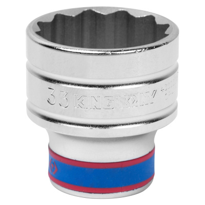 KING TONY Головка торцевая стандартная двенадцатигранная 1/2", 34 мм