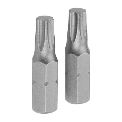Набор вставок (бит) торцевых 1/4", Torx, T30, 25 мм, 2 предмета TOLSEN TT20226