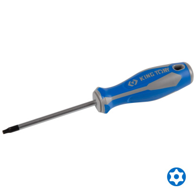 Отвертка Torx Т25H, 100 мм, с отверстием KING TONY 14272504