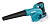 Аккумуляторная воздуходувка Makita DUB185Z • 18V LXT • 98 м/с • 3.2 м³/мин