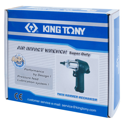 KING TONY Гайковерт пневматический ударный 1/2", 271 Hм