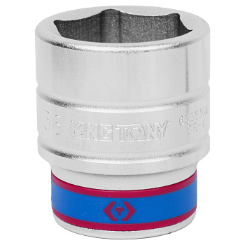KING TONY Головка торцевая стандартная шестигранная 3/4", 36 мм