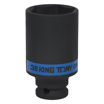 KING TONY Головка торцевая ударная глубокая шестигранная 1/2", 38 мм