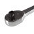 Трещотка 1/2", 262 мм, 32 зубца, флажковая с кнопкой KING TONY 4771-10GR