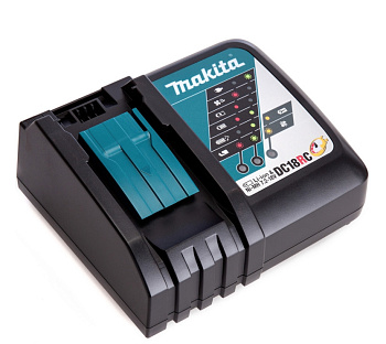 Зарядное устройство Makita DC18RC • быстрое • для аккумуляторов LXT 14.4V-18V • полиэтиленовый пакет