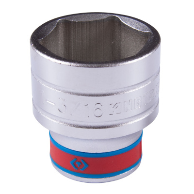 KING TONY Головка торцевая стандартная шестигранная 1/2", 1-3/16", дюймовая