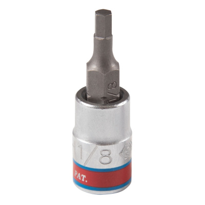 KING TONY Насадка (бита) торцевая 1/4", Hex, 1/8", L = 37 мм