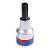 KING TONY Насадка (бита) торцевая 1/2", Torx, T50, L = 60 мм, с отверстием