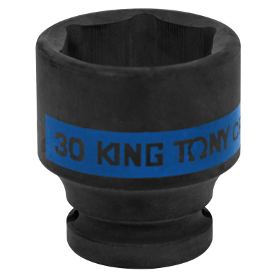 KING TONY Головка торцевая ударная шестигранная 1/2", 30 мм