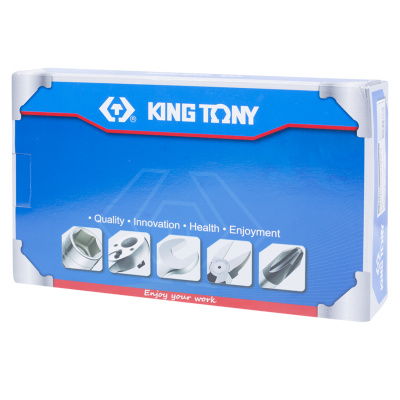 KING TONY Набор торцевых L-образных ключей, 8-24 мм, 12 предметов