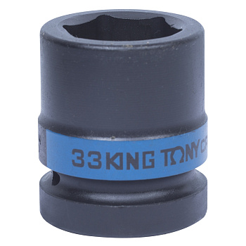 KING TONY Головка торцевая ударная шестигранная 1", 33 мм