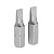 TOLSEN Набор вставок (бит) торцевых 1/4", Slotted, 6,5х1,2 мм, 25 мм, 2 предмета