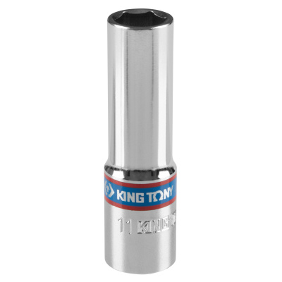 KING TONY Головка торцевая глубокая шестигранная 3/8", 11 мм