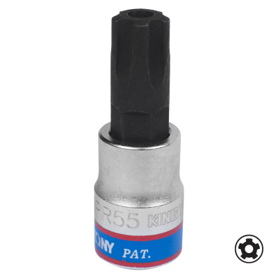 Насадка (бита) торцевая 3/8", Torx plus, IPR55, L = 50 мм KING TONY 302D55