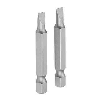 TOLSEN Набор вставок (бит) торцевых 1/4", Slotted, 6,5х1,2 мм, 50 мм, 2 предмета