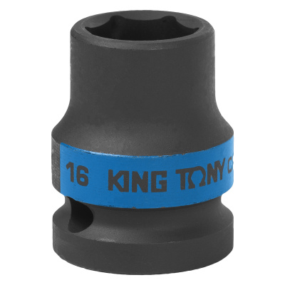 KING TONY Головка торцевая ударная шестигранная 1/2", 16 мм