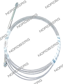 NORDBERG Ремкомплект для подъемника N4121A-4T, трос (до 2022г.)