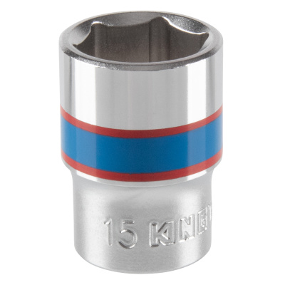 Головка торцевая стандартная шестигранная 3/8", 15 мм KING TONY 333515M