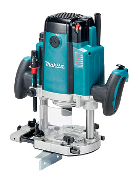 Сетевой фрезер Makita RP2303FC02 • 2100 Вт • 9000-22000 об/мин • ход 70 мм • цанга 12 мм • 6.1 кг • коробка • плавный пуск • антирестарт