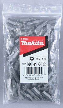 Насадка PH2, 25 мм, C-form, 100 шт. Makita