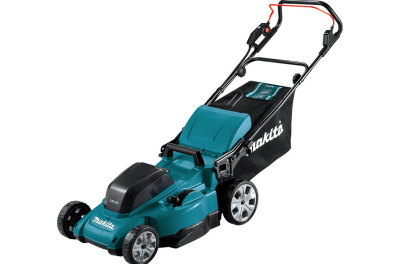 Аккумуляторная газонокосилка Makita DLM480Z • 18V X2 LXT • 860 Вт • дека 48 см • травосборник 62 л • 4в1 • XPT