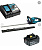 Аккумуляторный кусторез Makita DUH607F001 • 18V LXT • 250 Вт • 60 см • 2700 рез/мин • в комплекте BL1830B DC18WC