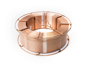 Проволока омедненная КЕДР Св-08Г2С-О Ø 1,6 мм (каркас кат. 18кг)