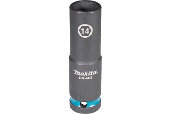 Ударная удлиненная торцовая головка Impact Black 1/2" 14x81,5 мм Makita