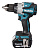 Аккумуляторная ударная дрель-шуруповерт Makita DHP489Z • 18V LXT • BL • XPT • 13 мм • 73/40 Нм