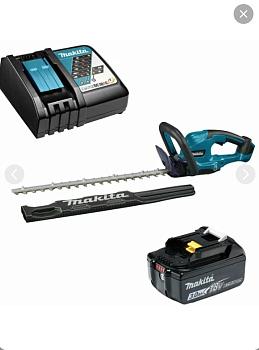 Аккумуляторный кусторез Makita DUH507F001 • 18V LXT • 250 Вт • 50 см • 2700 рез/мин • в комплекте BL1830B DC18WC
