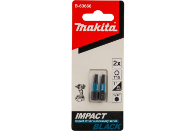 Насадка Impact Black  T15, 25 мм, C-form, 2 шт. Makita
