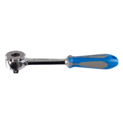 KING TONY Трещотка 1/4", 144 мм, 72 зубца, дисковый механизм