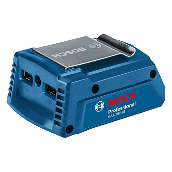 USB-переходники для зарядки на аккумулятор Li-ion 18 В GAA 18V-24 