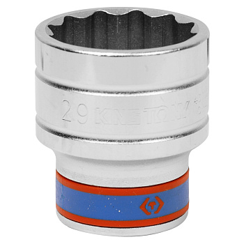 Головка торцевая стандартная двенадцатигранная 1/2", 28 мм KING TONY 433028M Головка торцевая стандартная двенадцатигранная 1/2", 28 мм KING TONY 433028M