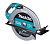 Аккумуляторная дисковая пила Makita HS013GZ • 40V XGT • диск 415 мм • макс. рез 158/106 мм • электротормоз • плавный пуск • XPT